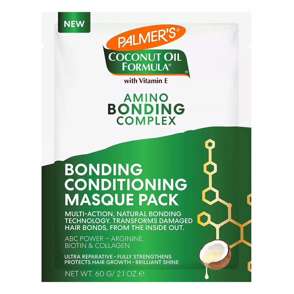 Palmers Coconut Oil Formula Amino Bonding Complex Bonding Conditioning Masque Pack, 2.1 Oz